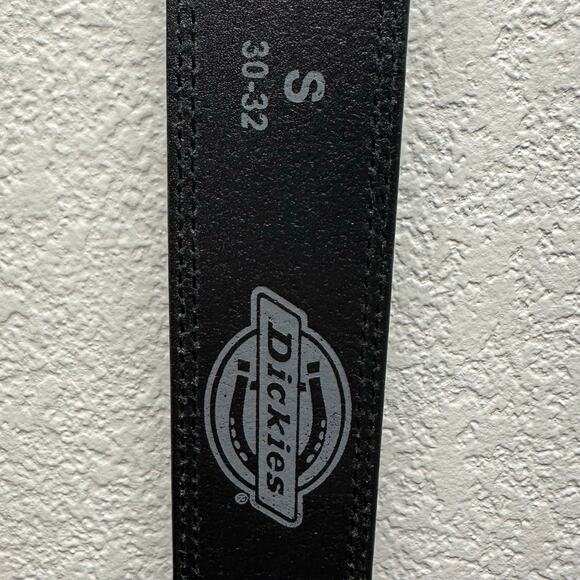 NWT! Dickies Genuine Leather Work Wear Men’s Size Small (30-32) Black Belt, K641 - Picture 5 of 8